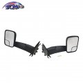 Tom Manual Towing Left Right Side View Mirror For 2002-2010 Dodge Ram 1500 2500 3500 Ch1320227 Ch1321227