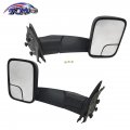 Tom Manual Towing Left Right Side View Mirror For 2002-2010 Dodge Ram 1500 2500 3500 Ch1320227 Ch1321227