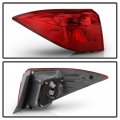 Acanii For 2017-2019 Toyota Corolla Sedan Se Xse Xle Outer Red Tail Light Lamp Assembly Replacement Left Driver Side