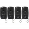 Aintier 4 X Key Fob Shell Case For Audi A4 Quattro A6 A8 Allroad Tt 1997-2006 4d0837231e 4d0837231p