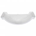 Hecasa Set Of 2 Single Axle Trailer Fenders 13 Wheels Tires Plastic Fender Top Step Skirt Boat W O White