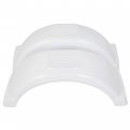 Hecasa Set Of 2 Single Axle Trailer Fenders 13 Wheels Tires Plastic Fender Top Step Skirt Boat W O White
