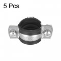 Uxcell Adjustable Pipe Bracket Clamp 1 25mm Wall Ceiling Mount Iron Strap Support 5pcs