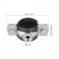 Uxcell Adjustable Pipe Bracket Clamp 1 25mm Wall Ceiling Mount Iron Strap Support 5pcs