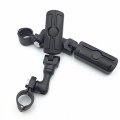 Smt-black Short Adjustable Highway Mounting Kit Skull Zombie Footrest Compatible With V-star Roadstar Suzuki Boulevard 1-1 4