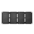 10w Foldable Solar Panel Monocrystalline Silicon Portable Charger For Phones And Tablets Ideal Outdoor Camping Emergency 