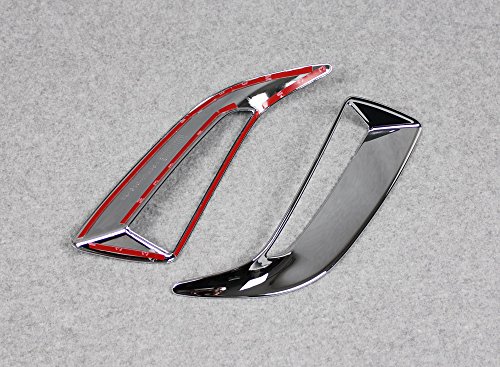Chrome Rear Fog Light Cover Trim For Lexus Rx350 Rx450h 2016 2017 2018 Silver Abs Exterior Accessories 2 Piece Set