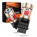 Sealight 3157 3156 Led Bulb Brake Light Anti Hyper Flash With Turbo Fan 30w 3200lm Super Bright Red Replacement For Lights I 
