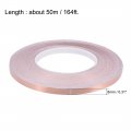 Uxcell Single-sided Conductive Tape Copper Foil Adhesive 8mm X 50m 164ft For Guitar Emi Shielding Crafts Electrical Repairs