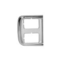 Headlight Bezel Passenger Side For Chevy G20 G30 1990 1991 Single Silver Replacement Gm2513122 15596114 