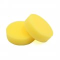 Uxcell 12pcs Yellow Round Shaped Waxing Buffing Tool Polishing Pad For Car Vehicle