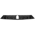 Rear Roof Window Spoiler Wing Glossy Carbon Look For Subaru Wrx 2015 2018 Sti 2017 Self Adhesive Abs Racing Shark Fin 