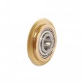 Uxcella Titanium Coating Tungsten Carbide Tile Cutter Wheel Replacement 22mmx6mmx6mm