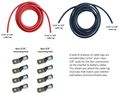 Windynation 4 Gauge Awg 15 Feet Black Red Power Inverter Battery Cable Wire Kit For Dc To Ac Inverters Rv Car Solar Marine 