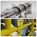 Uxcell Round U-bolt 1 Set 2 36 60mm Inner Width 100mm Length Steel M10 With Nut Plate
