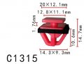 Autobahn88 Wheel Flare Body Side Molding Clip With Sealer Compatible Hyundai Oem 877563e500 Pack Of 20