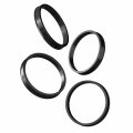 Stancemagic Hubcentric Rings Pack Of 4 64 1mm Id To 70 Od Black Poly Carbon Plastic Hubrings Hub Only Compatible With Honda