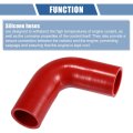1 Pcs 38mm 50 Id 102mm 4 02 Length 90 Degrees Red Car Silicone Hose Coolant Universal
