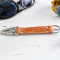 Da Luca Leather V2 Key Chain Natural Essex Polished