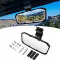 Wsays Center Rear View Mirror High-definition Race Convex For 2015 Polaris Ranger 570 900 1000 Crew Xp Can Am Defender 