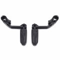 Httmt- Black 5 Long Foot Peg Kit 1 25 Engine Guard Compatible With Xv250 Xv400 Xv535 P N Mt216-112-bk 216-054-bk