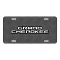 Jeep Grand Cherokee On Front Mesh Grill Graphic Special Aluminum Metal License Plate Official Licensed
