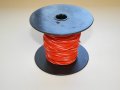Orange White Striped 18 Ga Awg Gxl Wire 100 Spool For Automotive Truck Motorcycle Rv General Purpose Copper 94 O D Abrasion