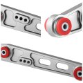 Auto Dynasty Compatible With Honda Civic Crx Integra Aluminum Rear Lower Control Arms Kit Silver Ec Ed Ee Ef Eg Eh