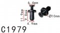 Autobahn88 Grille Assembly Rivet Clip Compatible With Mazda 07-12 Cx-7 Oem Ea0150037 Pack Of 20