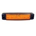 Fxc 10x 12v 6 Led Truck Bus Boat Trailer Side Marker Indicators Light Lamp Amber 