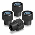 Ipick Image For Ford Focus Rs In Black On Aluminum Tire Valve Stem Caps