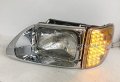Niuparts Headlight With Led Corner Lamp Driver Side Fit International 5900 9200 9400 Truck