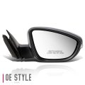 Auto Dynasty Vw1321155 Factory Style Passenger Right Side Mirror Manual Folding Power Adjust Heated Glass Turn Signal Memory
