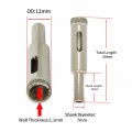 Flyshop 15 32 12mm Diamond Coated Hole Saw Drill Bit For Masonry Ceramic Granite Stone Marble