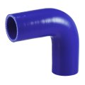 1 Pcs 38mm 50 Id 90mm 3 54 Length 90 Degrees Blue Car Silicone Hose Coolant Universal 