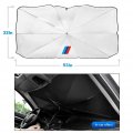 Sonaodm Dynamic Color Windshield Umbrella Keep Your Car Cool Sun Foldable Shade For Front