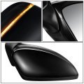 Ma1321196 Factory Style Passenger Right Side Mirror Manual Folding Power Adjust Heated Glass Turn Signal Blind Spot Detection