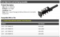 Front Right Passenger Side Strut And Coil Spring Assembly Compatible With 2011-2017 Bmw X3 Without Sport Package Without