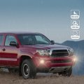 Front Bumper Fog Lights Assembly For Toyota Tacoma 2005-2011 Fit 2007-2013 Tundra Yellow Lens Neblineros Para Autos Delantero