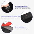 Uxcell Door Brush Bottom Sweep H-shape Aluminum Alloy Base With 0 4-inch Pp For Home Industrial 35-inch L Black