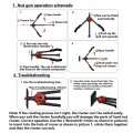 Httmt- Pumping Rod Type Hand Nut Riveter 360mm 14 Rivet Gun Kit Rivnut Setting Tools Setter Tool Blind