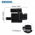 Uxcell 8 Pcs Car Ignition Coil Engine Square Replacement No 12558693 12556893 For Chevy Silverado Avalanche Suburban Tahoe