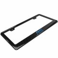 Ipick Image For Ford Focus Rs 3d In Dark Gray On Real Carbon Fiber Abs Plastic License Plate Frame