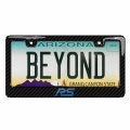 Ipick Image For Ford Focus Rs 3d In Dark Gray On Real Carbon Fiber Abs Plastic License Plate Frame