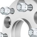 1 In Wheel Spacers 6x5 5 Bore 77 8mm For Nissan Titan 2004 2020 Armada 2005 2015 Infiniti Qx56 2010 Forged Aluminum 2 Pieces 