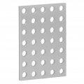 5pcs Tie Plate Bracket Galvanized Steel Mending Length 56mm Width 40mm Thickness 2 5mm Flat Repair Corner Brace For Wood