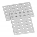 5pcs Tie Plate Bracket Galvanized Steel Mending Length 56mm Width 40mm Thickness 2 5mm Flat Repair Corner Brace For Wood