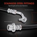A-premium Front Passenger Brake Hydraulic Hose Compatible With Select Honda Models Cr-v 2007 2008 2009 2010 2011 Replace