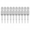 Hardware Part Magnetic 50mm Long T8 Type Torx Screwdriver Bits 10 Pcs 