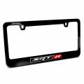 Ipick Image Made For Dodge Srt-8 Logo In Color Black Metal License Plate Frame Jeep Chrysler Ram